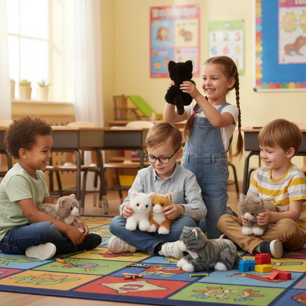 Chouchou le Chaton – Peluche Chat Ultra Douceur | Compagnon Réconfortant pour Enfants