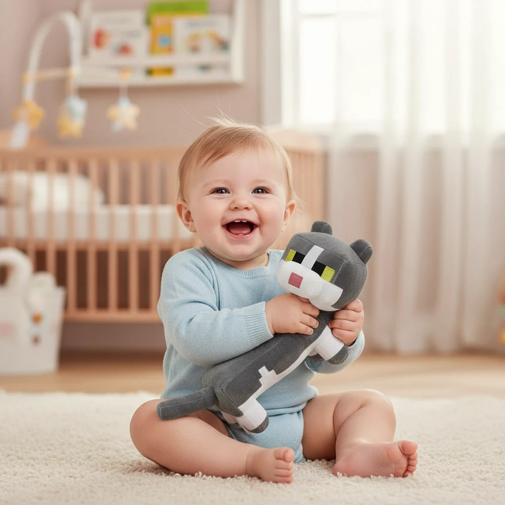 UmiCat – Peluche Chat Coussin | Confort Douillet et Compagnon Relaxant