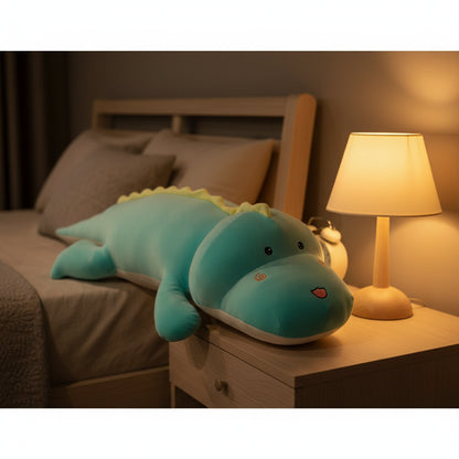 CrocoDino’Dream – Peluche Dinosaure Géante | Compagnon Ultra Doux et Confort XXL
