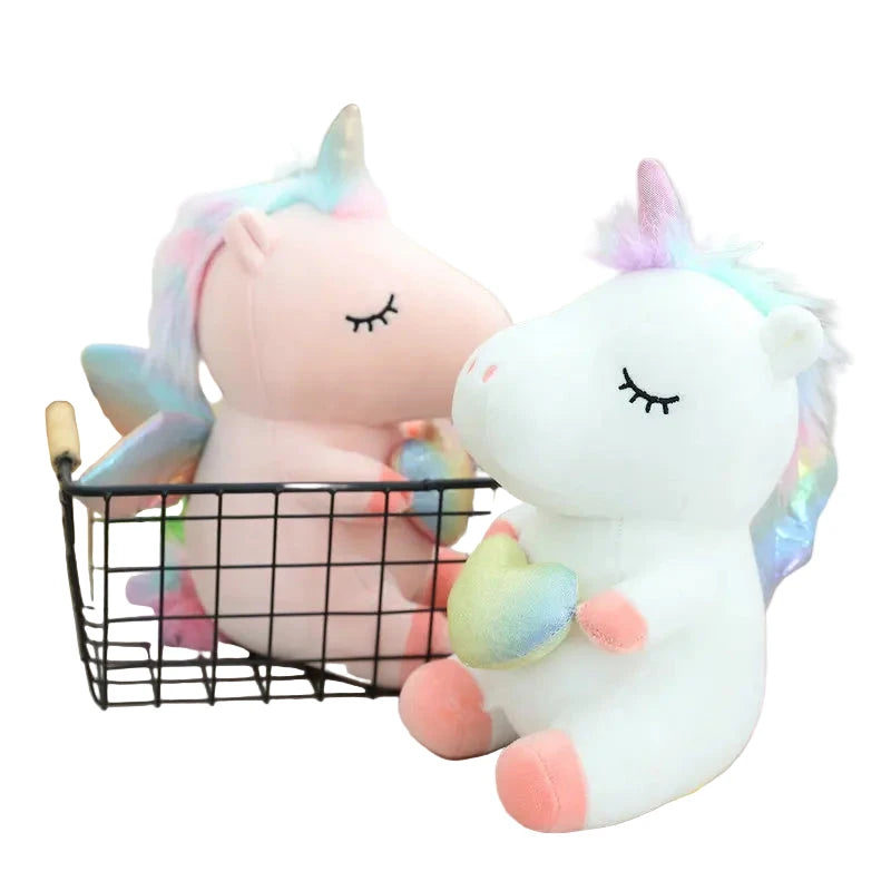 BellaDream – Peluche Licorne Kawaii avec Coeur | Compagnon Doux et Adorable pour Cadeau