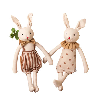 Lapinou’Coco – Peluche Lapin à Robe | Compagnon Doux et Élégant pour Enfants et Cadeau Adorable
