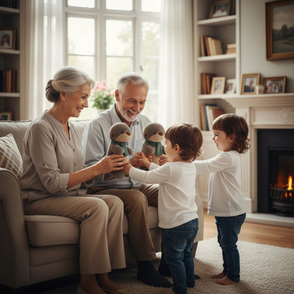 Loutre’Chic – Peluche Loutre à Écharpe | Peluche Élégante et Douce pour Cadeau Enfant ou Collection