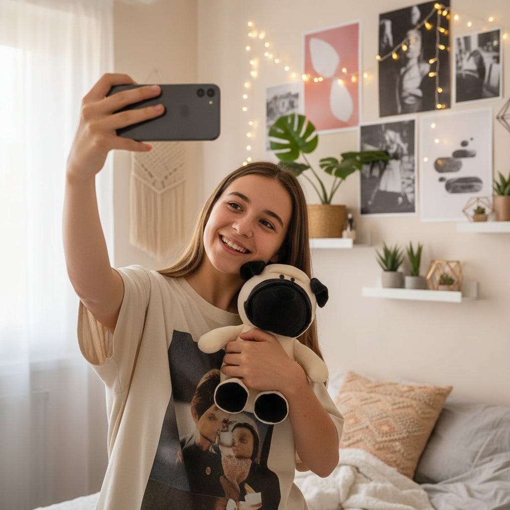 Mini AmiCanin : Peluche Chien Doux et Kawaii