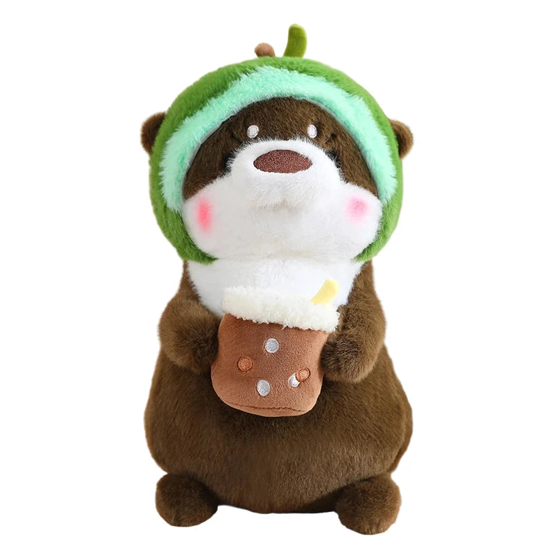 Loutre’Mimi – Peluche Loutre Brune Transformable | Peluche Animale Ultra Douce & Cadeau Original