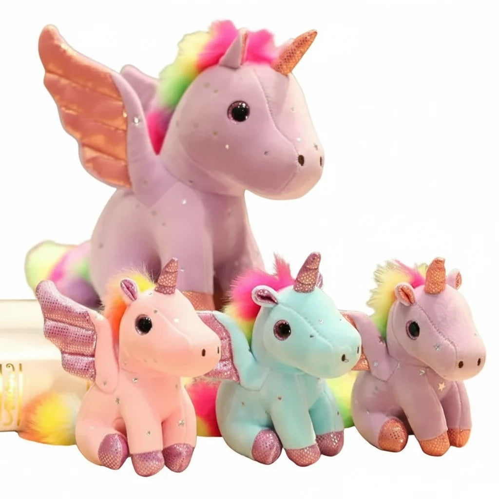 Angelynn – Peluche Licorne aux Ailes Scintillantes | Compagnon Magique et Doux pour Cadeau Féérique
