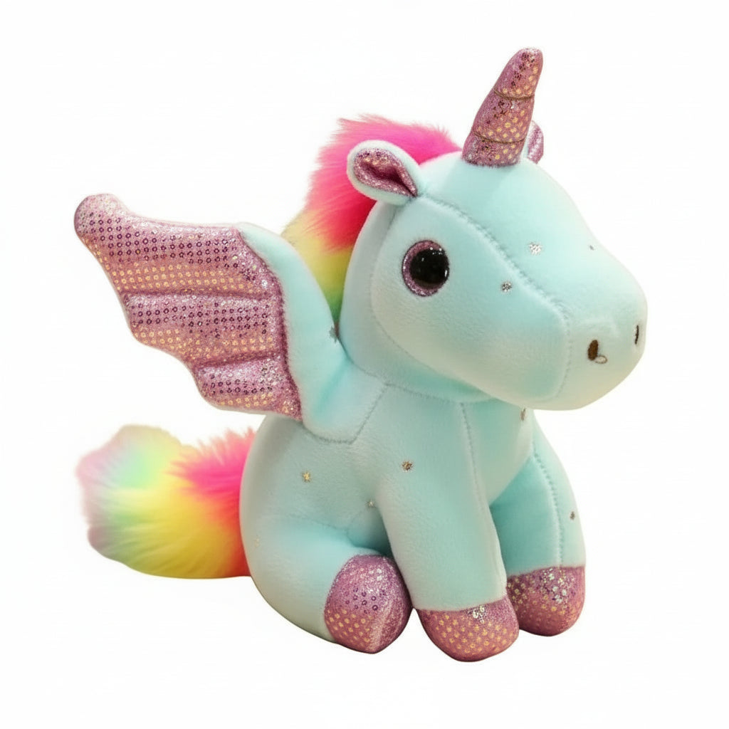 Angelynn – Peluche Licorne aux Ailes Scintillantes | Compagnon Magique et Doux pour Cadeau Féérique