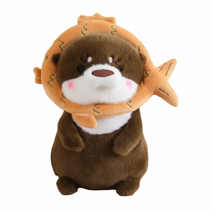 Loutre’Mimi – Peluche Loutre Brune Transformable | Peluche Animale Ultra Douce & Cadeau Original
