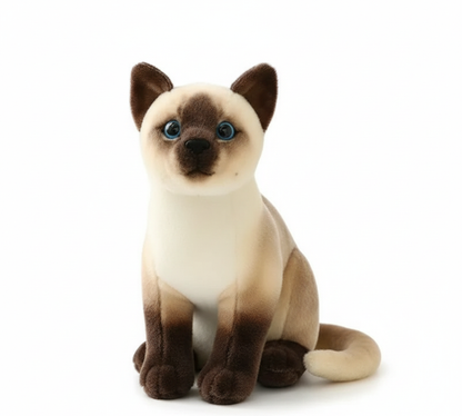Miaousoft – Peluche Chat Tigré Couché | Douceur Relaxante & Compagnon Confortable