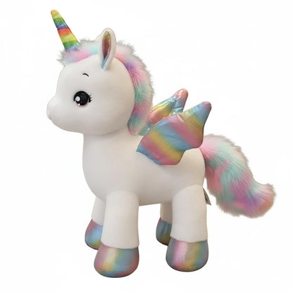 Peluche Licorne Colorée Arc-en-Ciel XXL – Lunicorn | Compagnon Doux et Joyeux pour Cadeau Original | PeluWorld