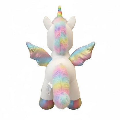 Peluche Licorne Colorée Arc-en-Ciel XXL – Lunicorn | Compagnon Doux et Joyeux pour Cadeau Original | PeluWorld