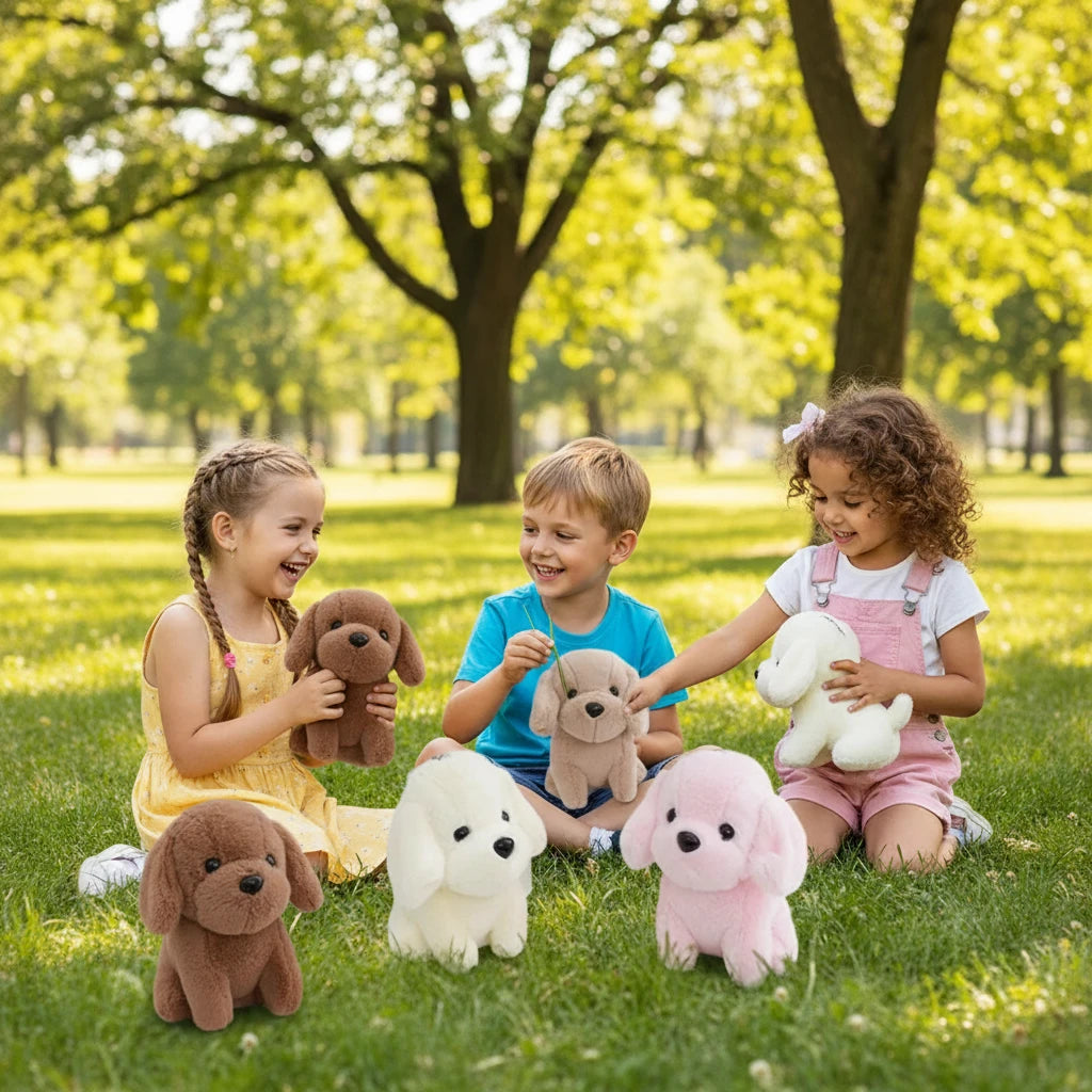 MiniPom’ – Petite Peluche Chien | Doudou Doux et Compagnon Adorable pour Enfants