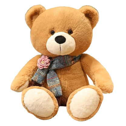 Nounoursin – Peluche Ours XXL avec Rose | Compagnon Doux et Cadeau Romantique