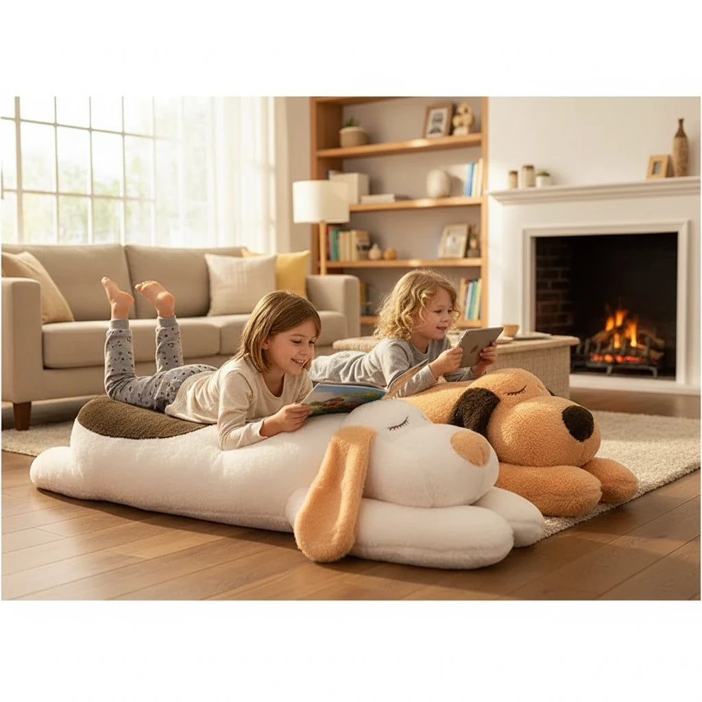 Dodo’Toutou – Peluche Chien Géante | Compagnon Ultra Doux et Confortable pour Enfants et Collectionneurs