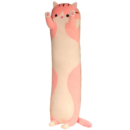 ChatMallow – Peluche Chat Oreiller Géante | Coussin Doux & Confort XXL